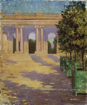 Arcade du Grand Trianon Versailles James Carroll Beckwith Peinture à l'huile